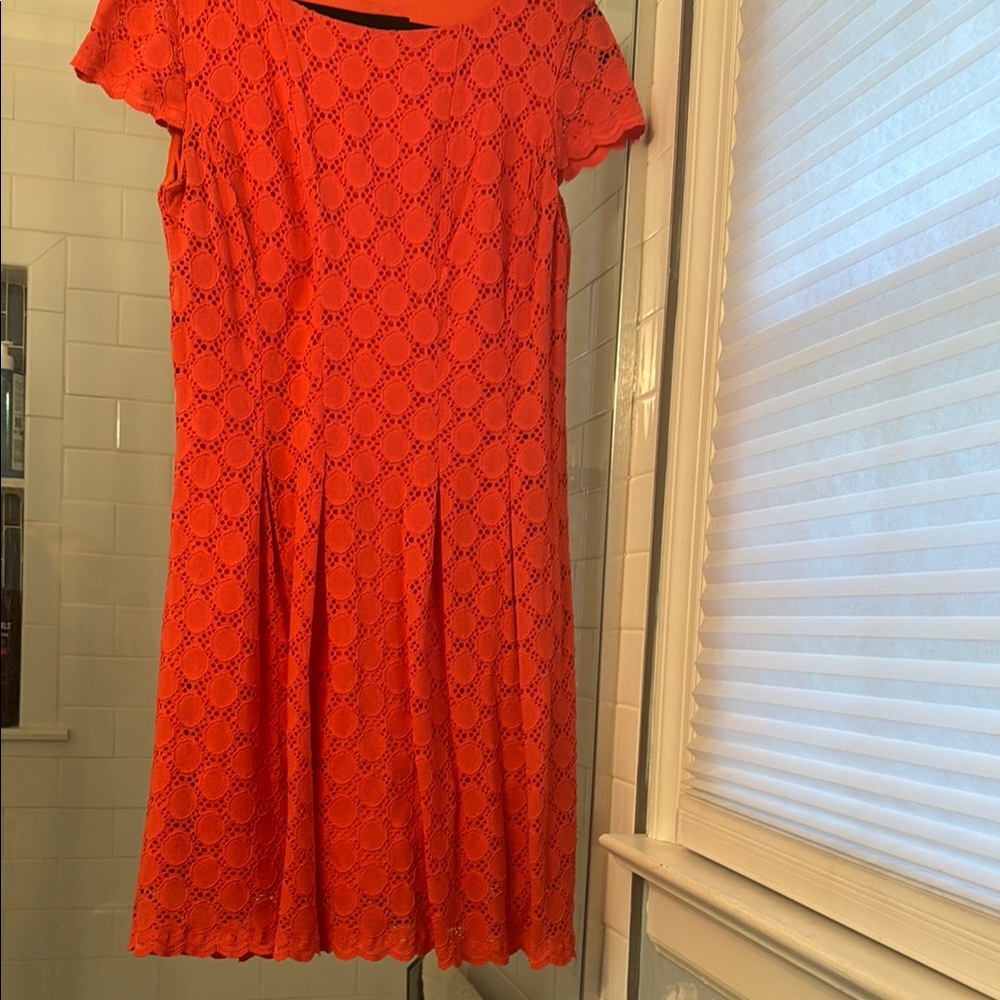 Coral Lace Dress